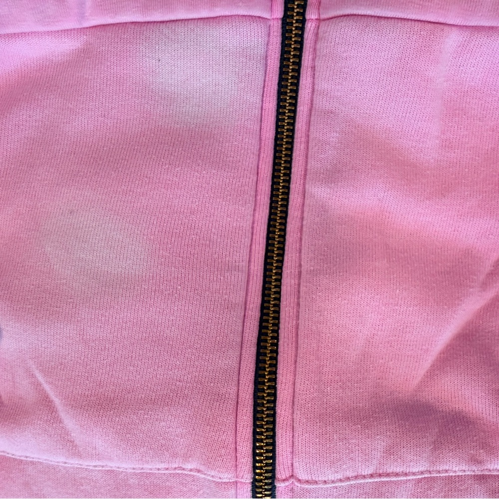 Pink aviator nation Hoodie with Rainbow Stripes - Picture 6 of 7